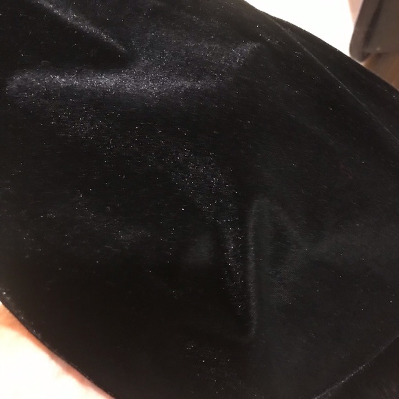 _______SOLD______—BLACK VELOUR XS SLACKS Long - Picture 12 of 15